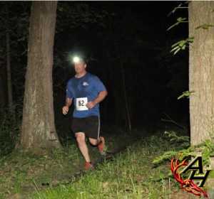 Midnight trail run